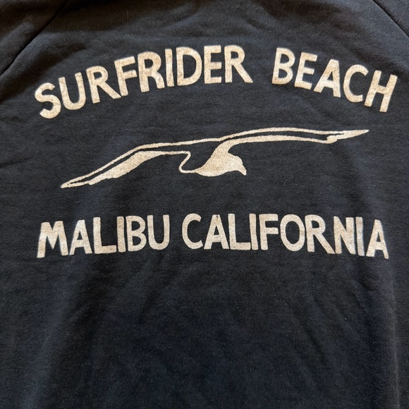 Rare Vintage Aviator Nation Navy Surfrider Beach Hoodie - Picture 3 of 7